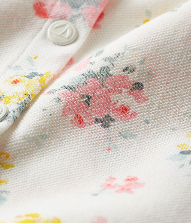 Cardigan b&eacute;b&eacute; fille imprim&eacute; blanc/multicouleur