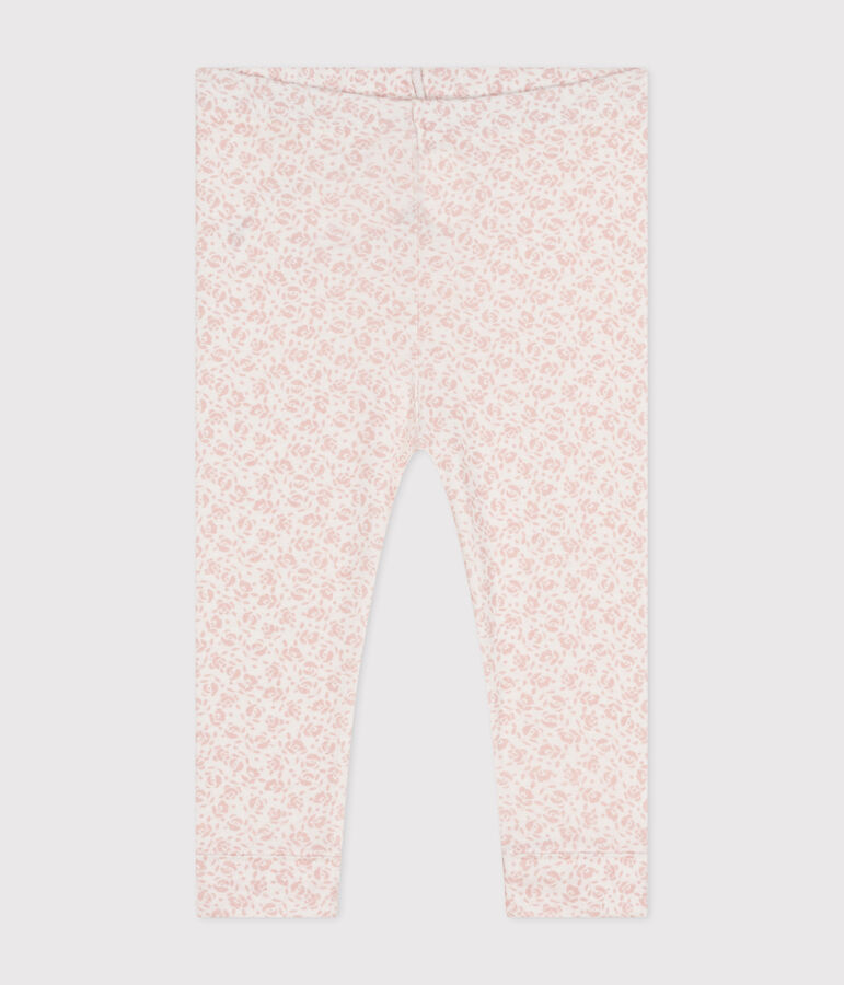 Legging en coton imprim&eacute; b&eacute;b&eacute; MARSHMALLOW/ PANTY