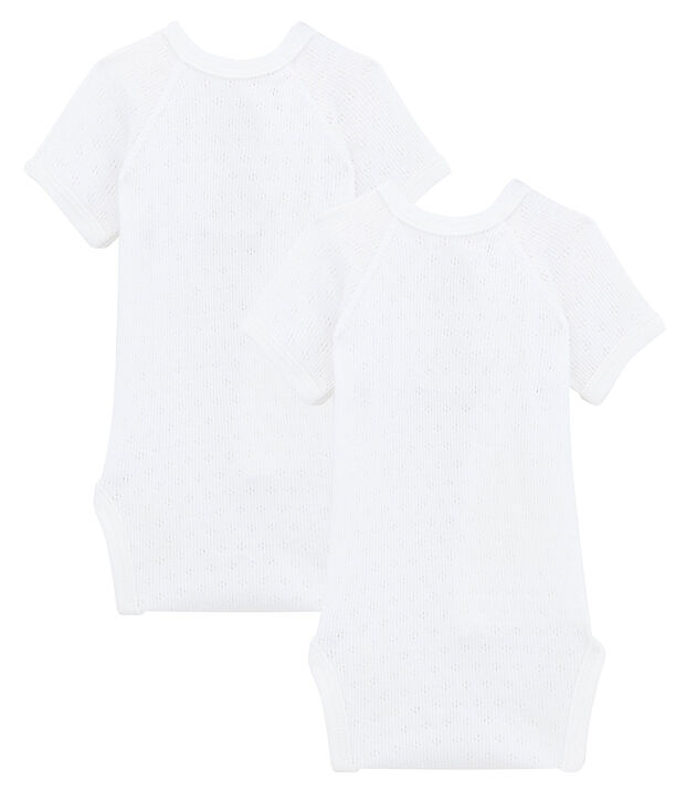 Duo de bodies naissance manches courtes b&eacute;b&eacute; mixte multicouleur