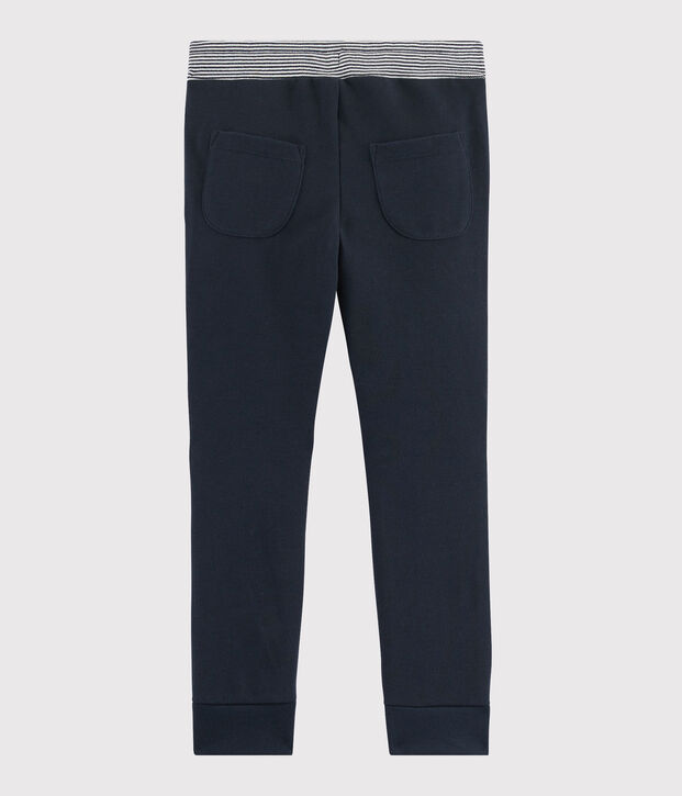 Pantalon de sport enfant gar&ccedil;on bleu