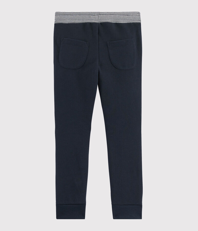 Pantalon de sport enfant gar&ccedil;on bleu SMOKING