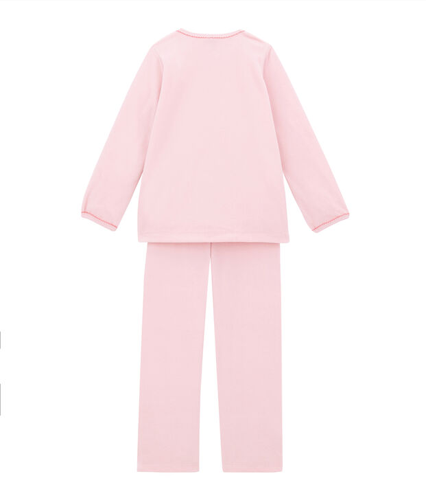 Pyjama petite fille rose clair