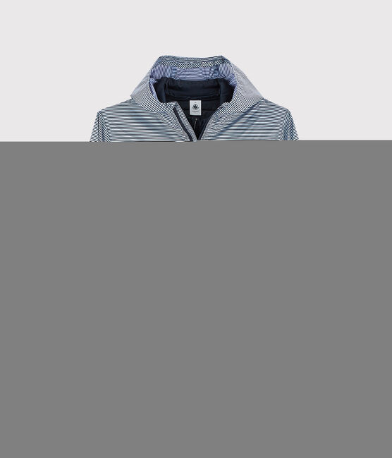 Coupe-vent 3 en 1 recyclé Femme bleu SMOKING/blanc MARSHMALLOW