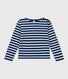 Marinière boutonnée en coton Femme