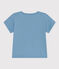 Tee-shirt manches courtes en jersey bébé bleu AZUL