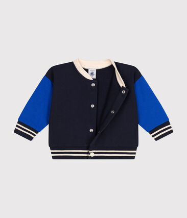 Veste Teddy Molleton Manches Longues Pour Bébé Garçon - Petit Bateau, Ouverture Boutons-pression