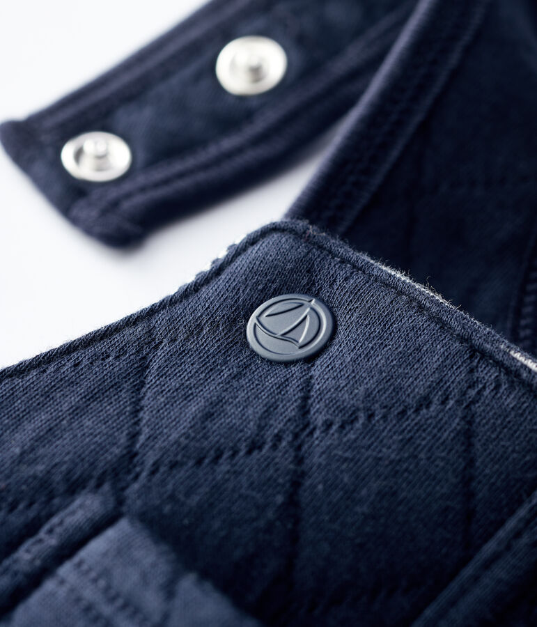 Salopette matelass&eacute;e b&eacute;b&eacute; bleu SMOKING