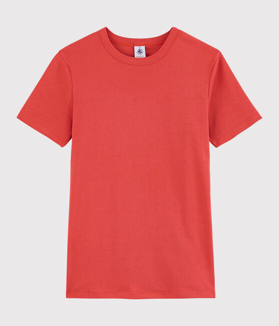 T-shirt col rond iconique en coton Femme orange OURSIN
