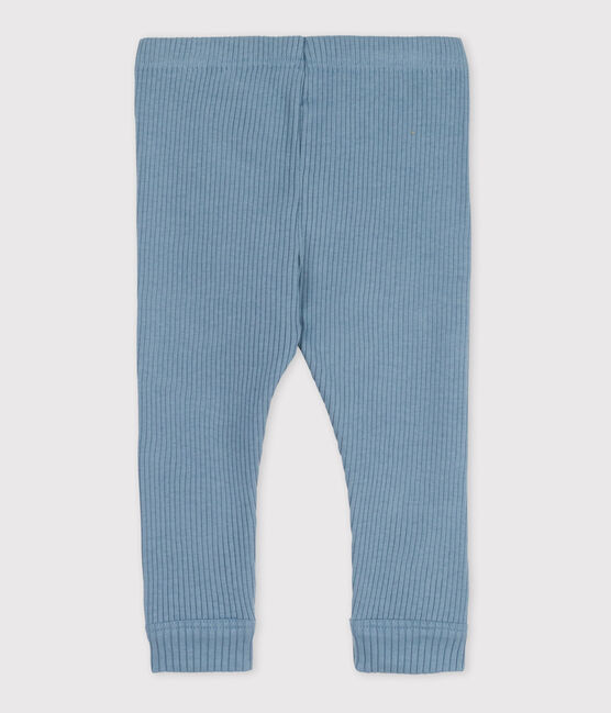 Legging bébé en maille côtelée bleu ROVER