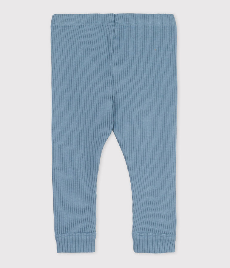 Legging b&eacute;b&eacute; en maille c&ocirc;tel&eacute;e bleu ROVER