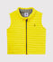 blouson sans manches en tubique matelassé bébé garçon jaune JAUNE