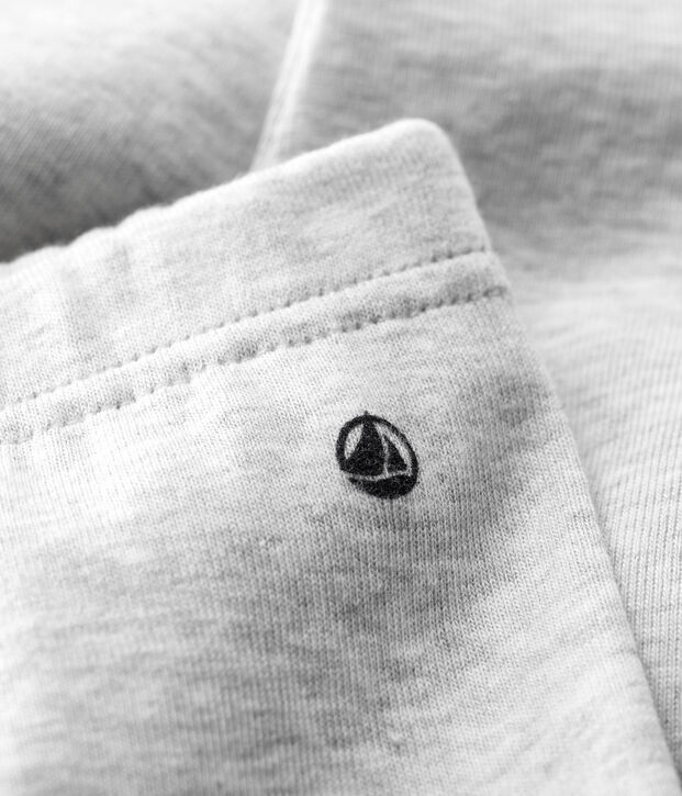 Legging en coton bio b&eacute;b&eacute; gris chin&eacute; clair