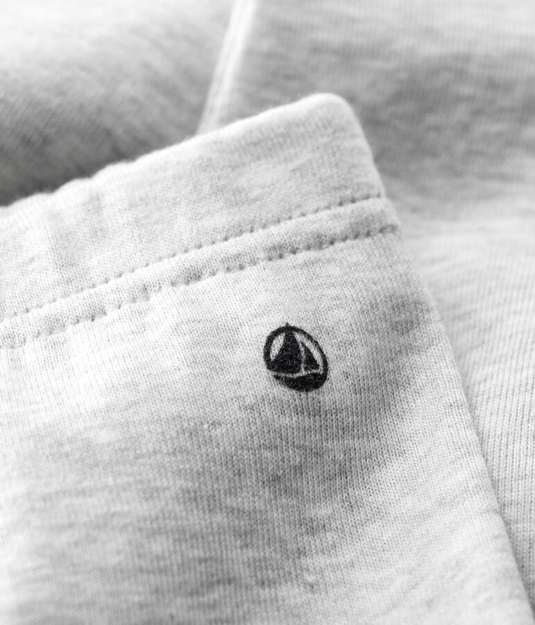 Legging en coton bio b&eacute;b&eacute; gris