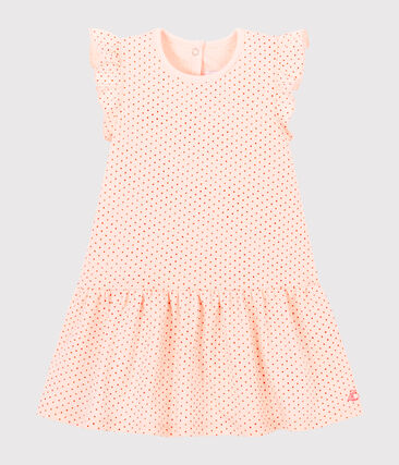 Robe sans manches bébé fille en maille
