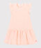 Robe sans manches bébé fille en maille rose FLEUR/rose COPPER