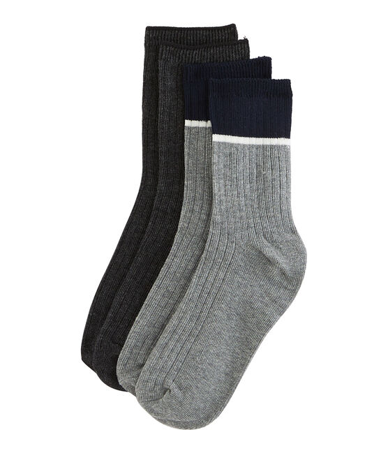 Lot de 2 paires de chaussettes enfant garçon variante 1