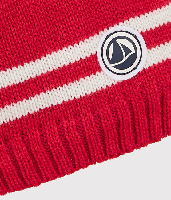Bonnet enfant garçon rouge TERKUIT