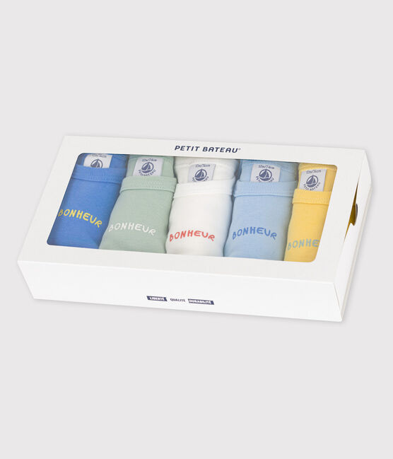 Lot de 5 bodies manches courtes en coton variante 1