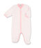 Combichaud bébé fille en polaire rose Vienne