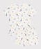 Pyjama short enfant en coton imprimé Paris blanc MARSHMALLOW/blanc MULTICO