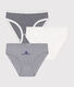 Lot de 3 culottes en coton enfant