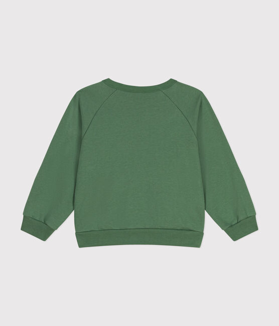 Sweatshirt en molleton enfant garçon vert PALMERAIE