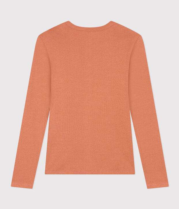 Tee-shirt L'ICONIQUE col rond en coton Femme rose