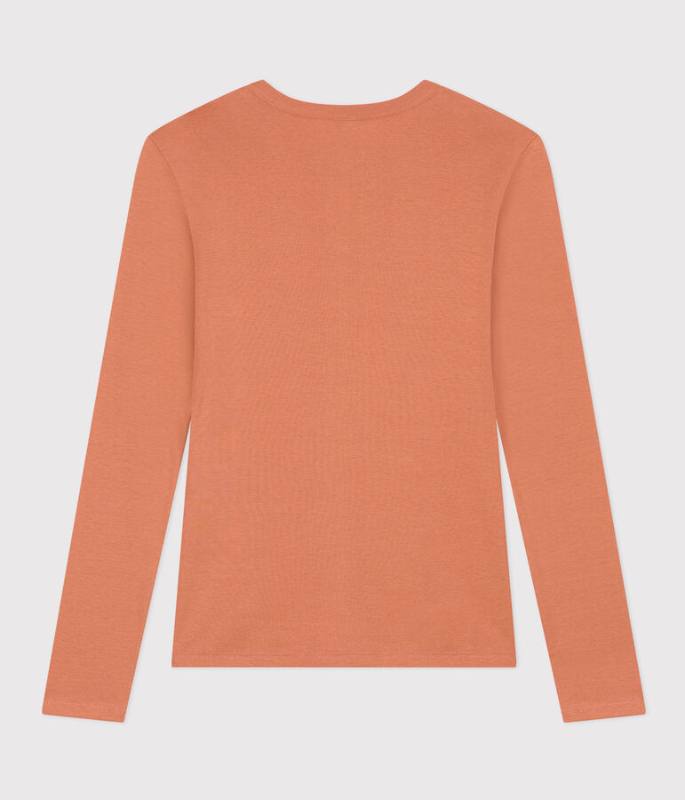 Tee-shirt L'ICONIQUE col rond en coton Femme rose SIENNA