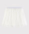 Jupe en tulle pailleté enfant fille blanc MARSHMALLOW/gris ARGENT