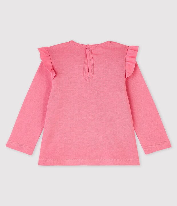 Blouse manches longues b&eacute;b&eacute; fille rose