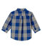 Chemise à carreaux bébé garçon bleu LIMOGES/blanc MULTICO