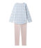 Pyjama fille à imprimé petites fleurs blanc LAIT/blanc MULTICO
