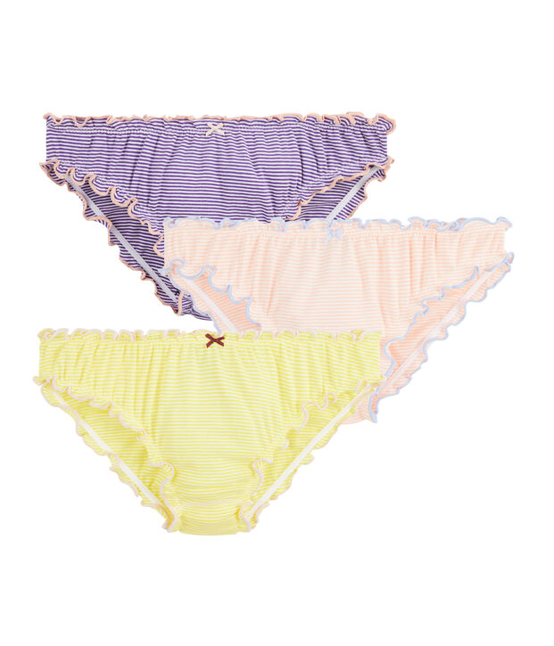 Lot 3 culottes femme multicouleur