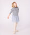 Marinière en coton enfant fille / garçon blanc MARSHMALLOW/bleu SMOKING