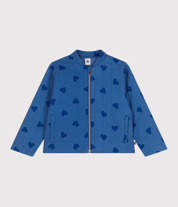 Veste enfant en coton cœurs