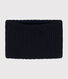 Snood en tricot doublé en polaire enfant