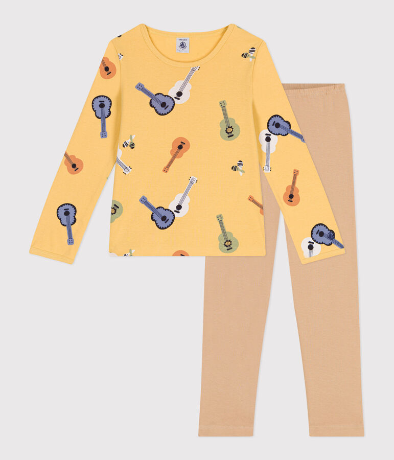 Pyjama enfant en coton manches longues TRENCH/ MULTICO