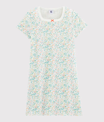 PETIT BATEAU - Chemise de nuit petite fille en côte