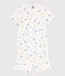 Pyjacourt animaux marins en coton petite fille blanc MARSHMALLOW/blanc MULTICO