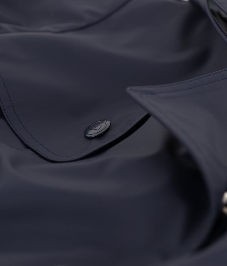 Trench &agrave; capuche Femme bleu SMOKING