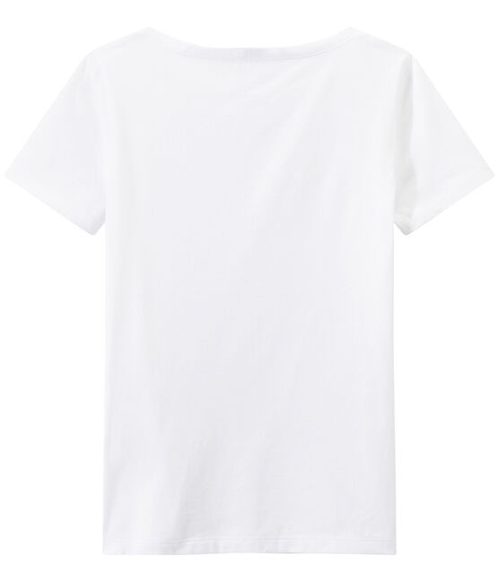 T-shirt femme AMIRAL en jersey fin blanc ECUME
