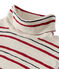 Sous-pull fille Petit Bateau & Ines de la Fressange Paris beige COQUILLE/blanc MULTICO