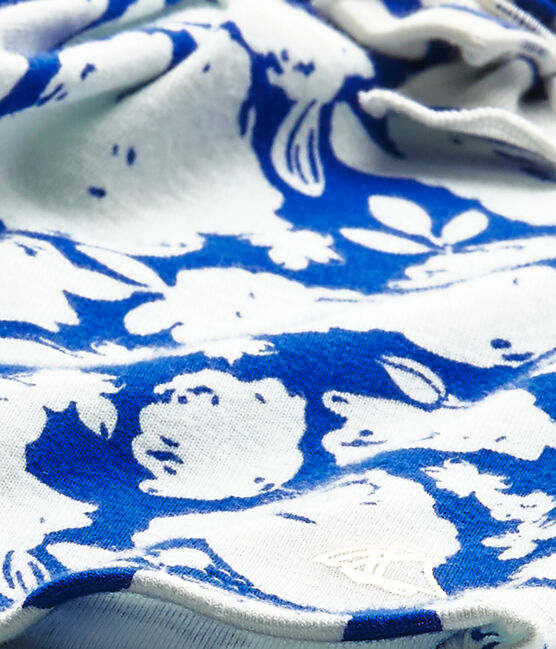 Tee-shirt bébé fille imprimé blanc MARSHMALLOW/blanc MULTICO