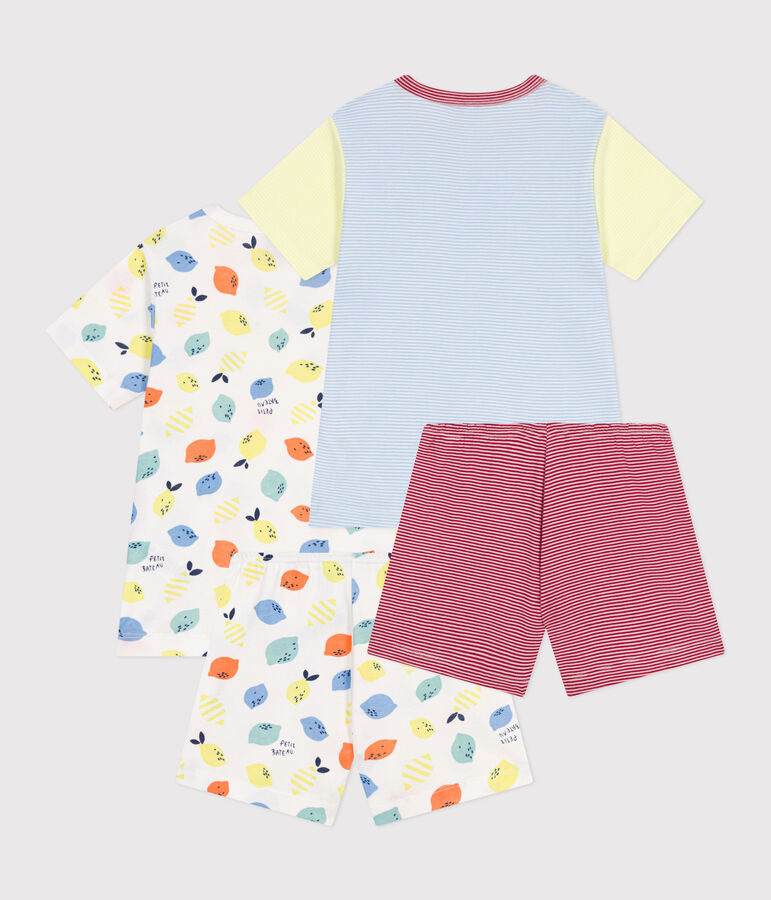 Lot de 2 pyjamas shorts enfant en coton variante 1