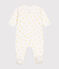 Pyjama bébé en coton blanc MARSHMALLOW/ ORGE