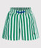 Short de bain enfant à rayures vert MARSHMALLOW/ JARDIN