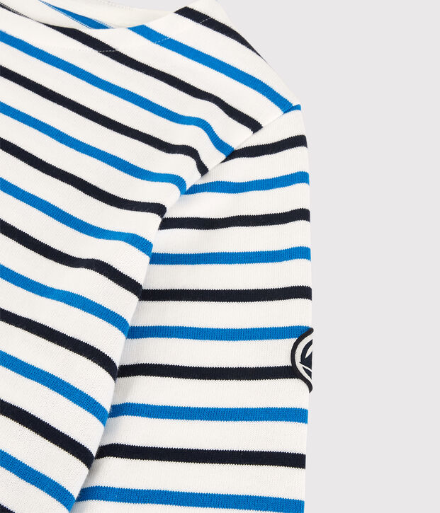 Marini&egrave;re en coton Femme blanc/bleu/bleu