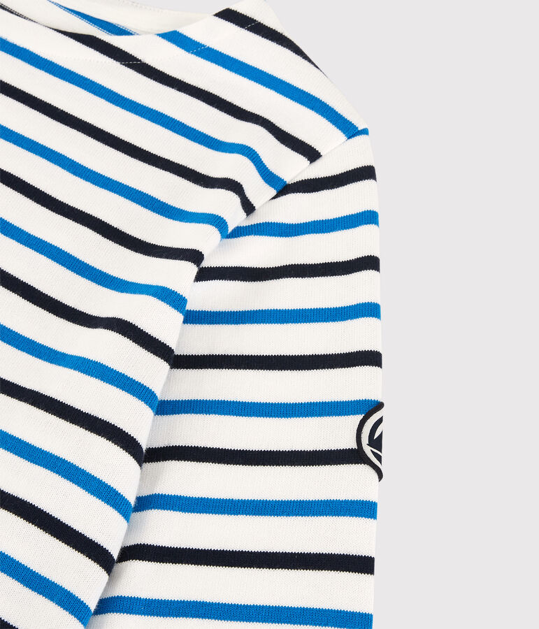 Marini&egrave;re en coton Femme blanc/bleu/bleu