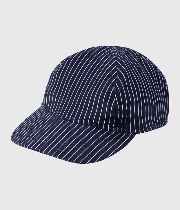 Casquette b&eacute;b&eacute; mixte bleu/blanc