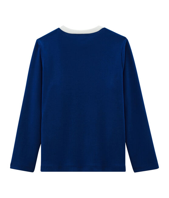 Tee-shirt enfant garcon bleu LIMOGES
